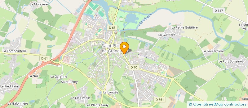 localisation de l'entreprise C.C.L.P  SAINT-PHILBERT-DE-GRAND-LIEU