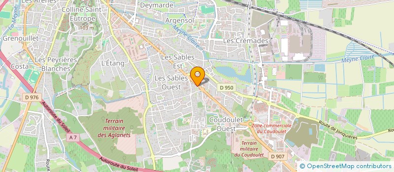 localisation de l'entreprise C.C. LA VIOLETTE  ORANGE