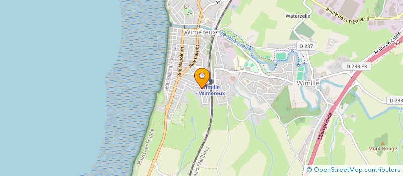 localisation de l'entreprise C & C LILLE  WIMEREUX