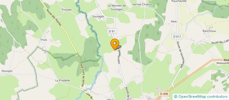 localisation de l'entreprise C.C. LOC  CRAPONNE-SUR-ARZON