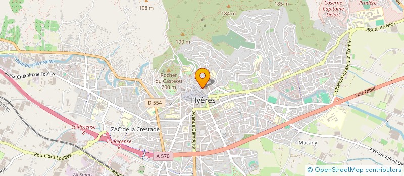 localisation de l'entreprise C C M C à HYERES