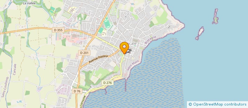 localisation de l'entreprise C.C.M. CANCALE-ST MELOIR DES ONDES  CANCALE