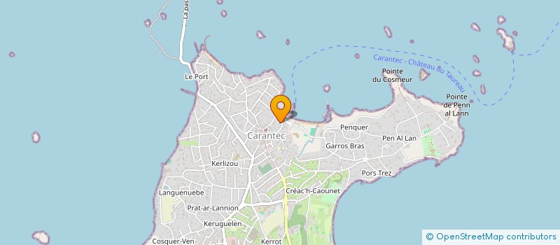 localisation de l'entreprise C.C.M. CARANTEC  CARANTEC