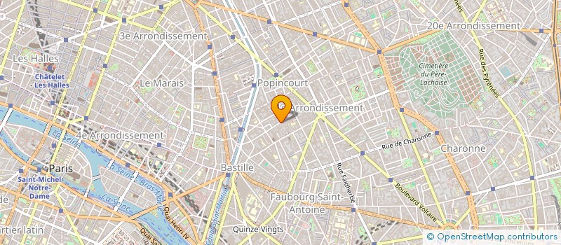 localisation de l'entreprise C.C.M. DIFFUSION  PARIS