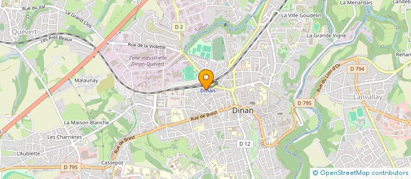 localisation de l'entreprise C.C.M. DINAN  DINAN