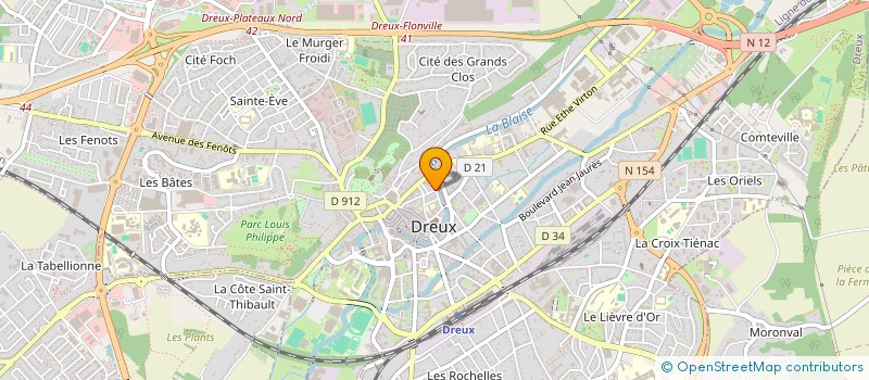 localisation de l'entreprise C.C.M.E. à DREUX