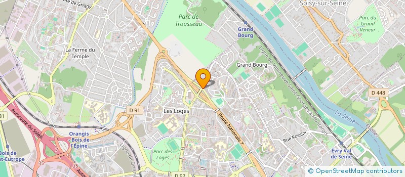 localisation de l'entreprise C C M E P EURL à EVRY-COURCOURONNES