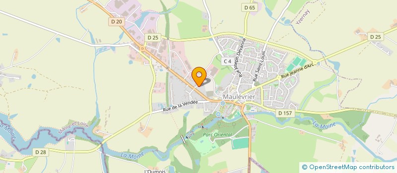 localisation de l'entreprise C.C.M. IMMOBILIER  MAULEVRIER