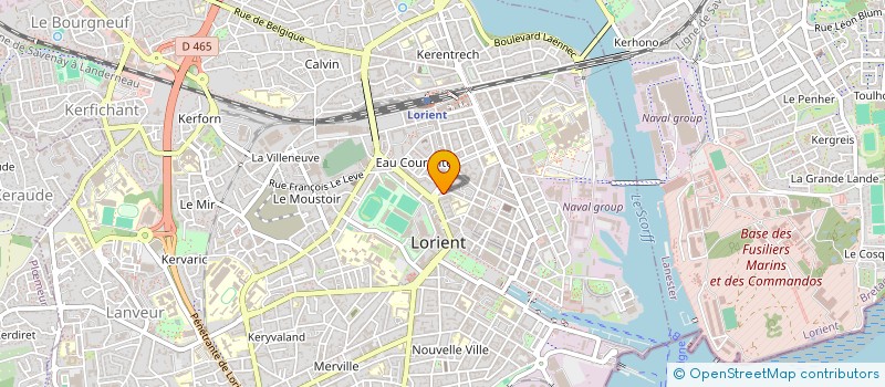 localisation de l'entreprise C.C.M. LORIENT PORTE DES INDES à LORIENT