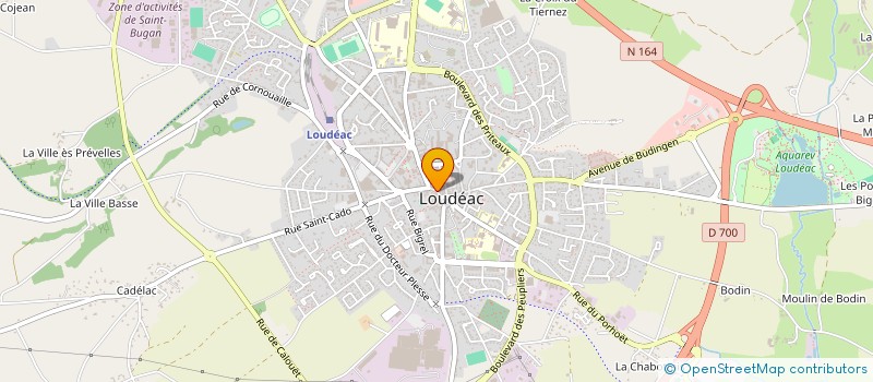 localisation de l'entreprise C.C.M LOUDEAC PLOUGUENAST à LOUDEAC