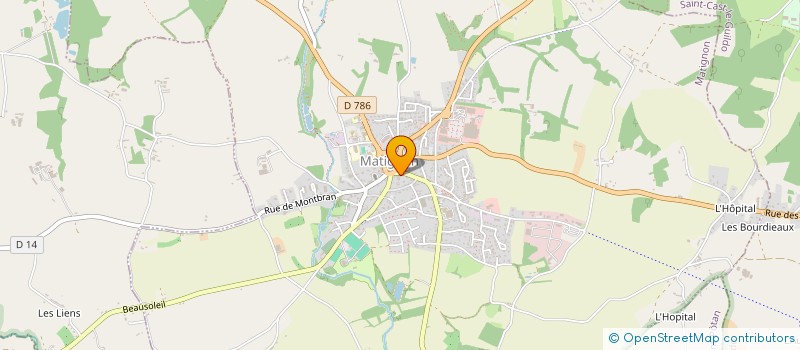 localisation de l'entreprise C.C.M. MATIGNON  MATIGNON