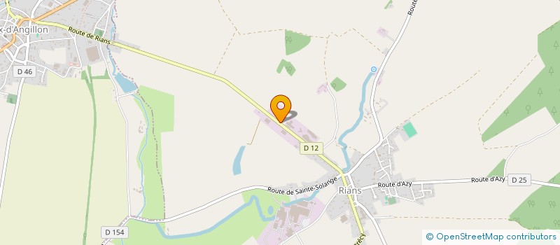 localisation de l'entreprise C.C.M.N.  SAINTE-SOLANGE