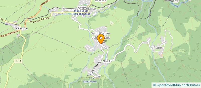 localisation de l'entreprise C C M P  SAINT-PIERRE-DELS-FORCATS