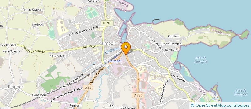 localisation de l'entreprise C.C.M. PAIMPOL  PAIMPOL