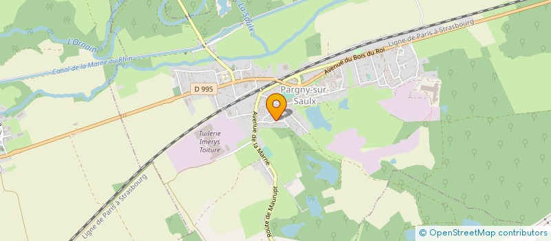 localisation de l'entreprise C.C.M SERVICES  PARGNY-SUR-SAULX