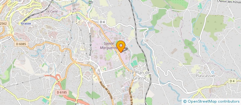 localisation de l'entreprise C&C MPS à GRASSE