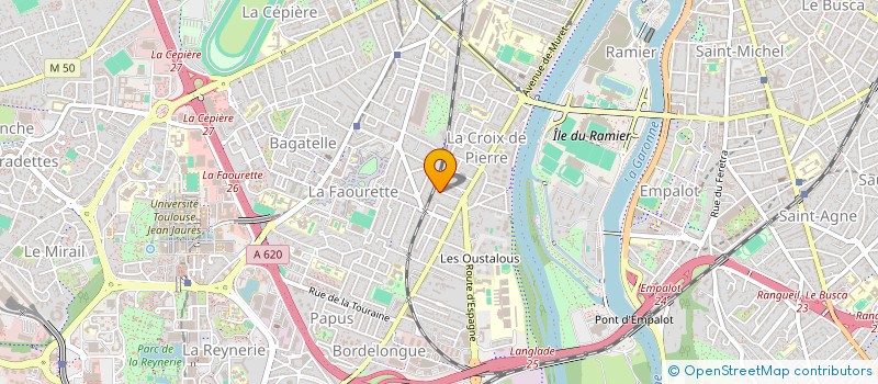 localisation de l'entreprise C.C.N CHARPENTE COUVERTURE NETTOYAGE à TOULOUSE