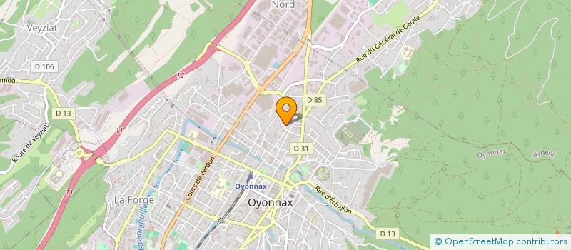 localisation de l'entreprise C.C.N.J à OYONNAX