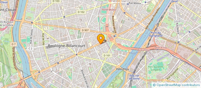 localisation de l'entreprise C.C.N.T à BOULOGNE-BILLANCOURT