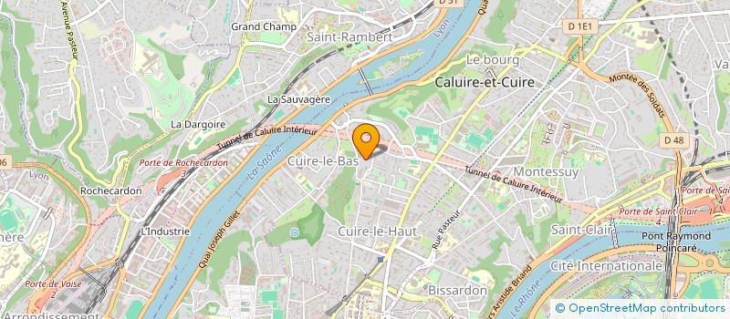 localisation de l'entreprise C&C OD  CALUIRE-ET-CUIRE