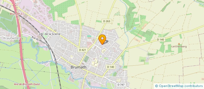 localisation de l'entreprise C&C OSTEO  BRUMATH