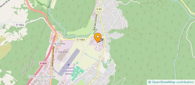 localisation de l'entreprise C C OUTILLAGE à ARBENT