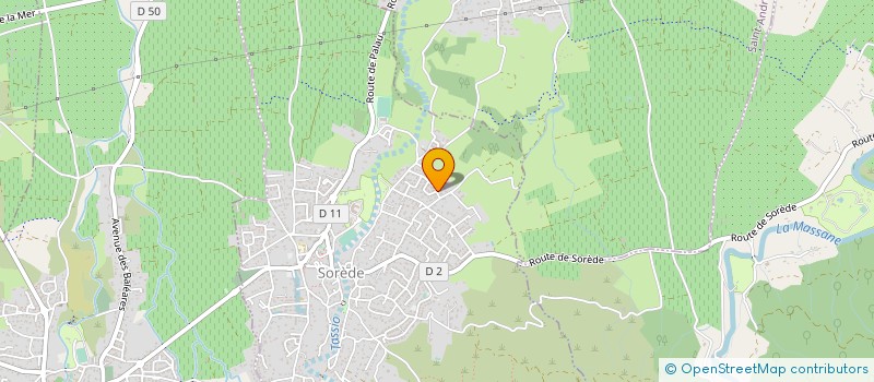 localisation de l'entreprise C.C.P.E  SOREDE