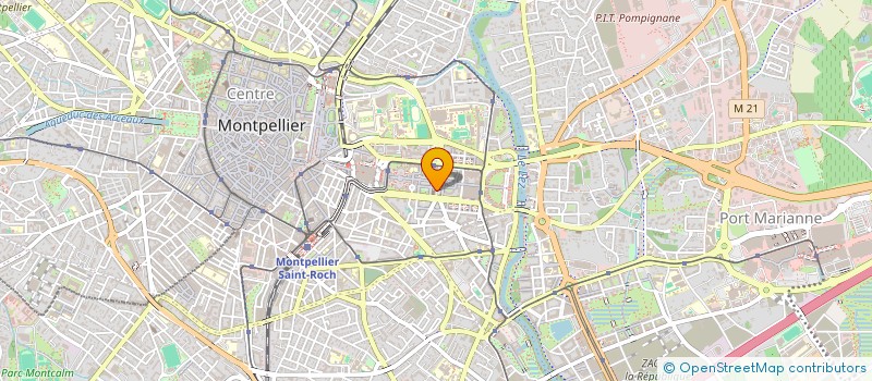 localisation de l'entreprise C.C.P.E.M. à MONTPELLIER