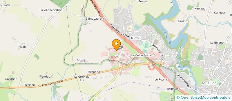 localisation de l'entreprise C.C.P.I.  MUZILLAC