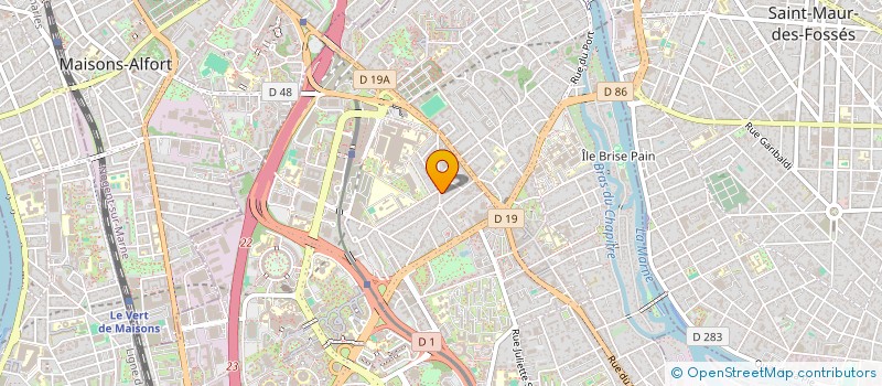 localisation de l'entreprise C.C PEINTURE  CRETEIL