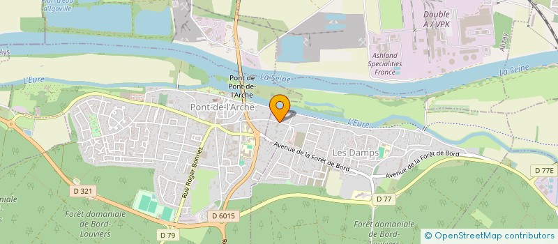 localisation de l'entreprise C&C PERON  LES DAMPS