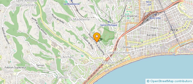 localisation de l'entreprise C C R CONSTRUCTION COORDINATION...  NICE