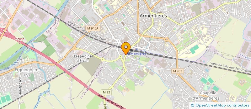 localisation de l'entreprise C C R D à LA CHAPELLE-D'ARMENTIERES