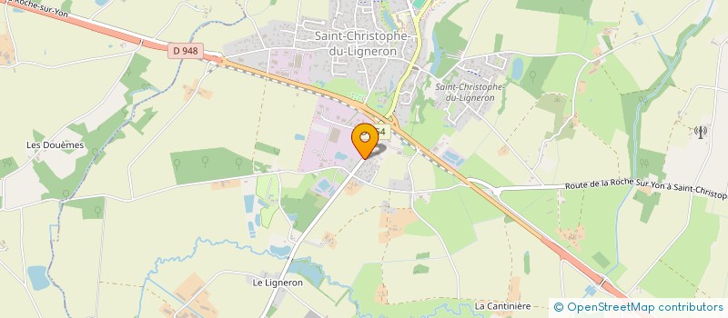 localisation de l'entreprise C&C RENOVATION TAILLE DE PIERRES  SAINT-CHRISTOPHE-DU-LIGNERON