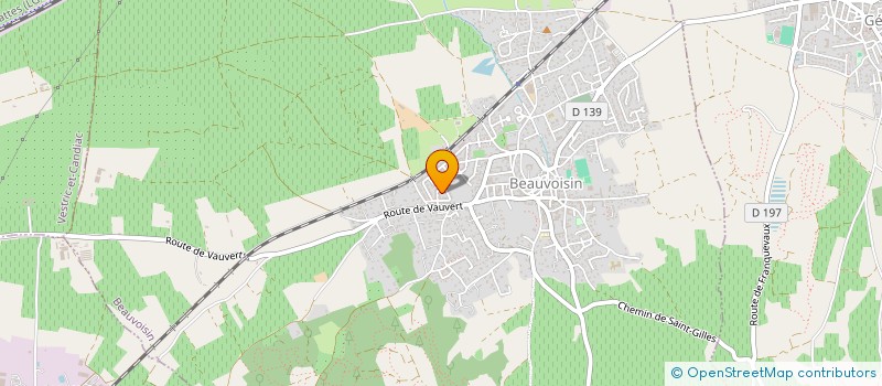 localisation de l'entreprise C.C. ROUX  BEAUVOISIN