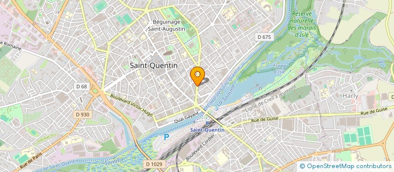 localisation de l'entreprise C.C.S. à SAINT-QUENTIN