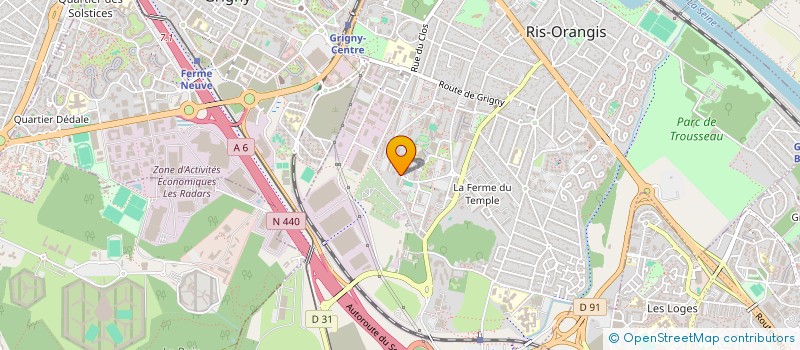 localisation de l'entreprise C.C.S  RIS-ORANGIS