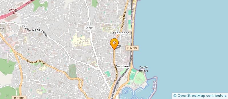 localisation de l'entreprise C.C.S. à ANTIBES