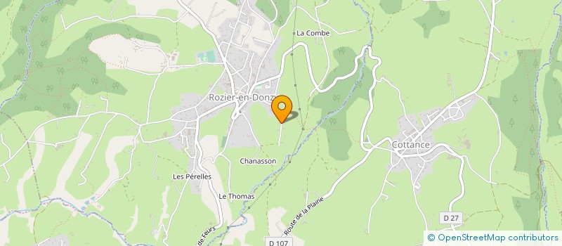 localisation de l'entreprise C C S K  ROZIER-EN-DONZY