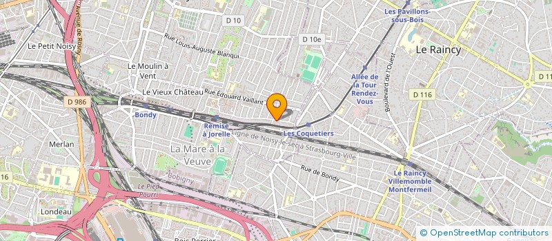 localisation de l'entreprise C&C SERVICES  BONDY