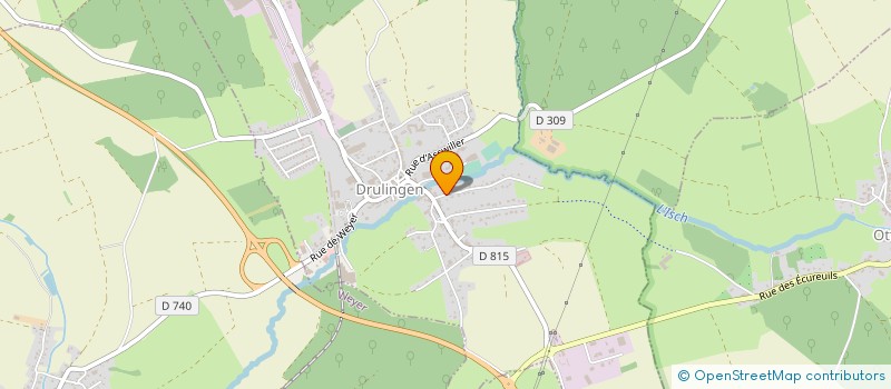localisation de l'entreprise C C T A à DRULINGEN