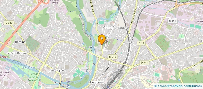 localisation de l'entreprise C.C.T.A  GOND-PONTOUVRE