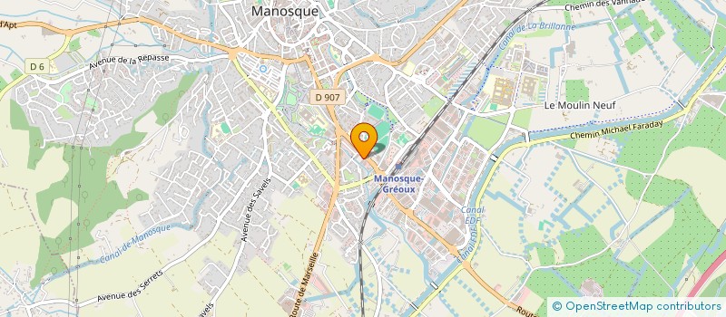 localisation de l'entreprise C.C.T.A. à MANOSQUE