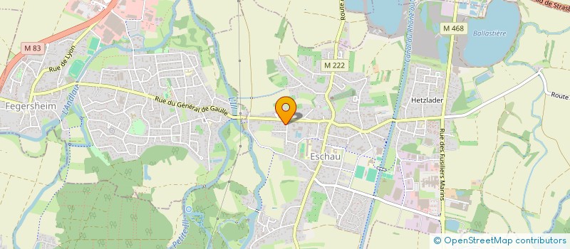 localisation de l'entreprise C.C. TILLA  ESCHAU