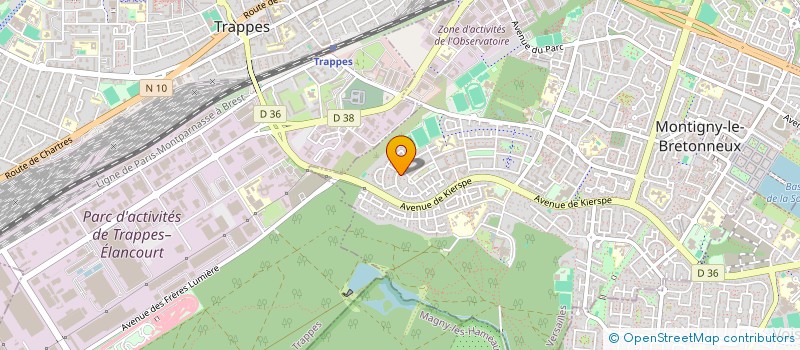 localisation de l'entreprise C&C TOURS  MONTIGNY-LE-BRETONNEUX