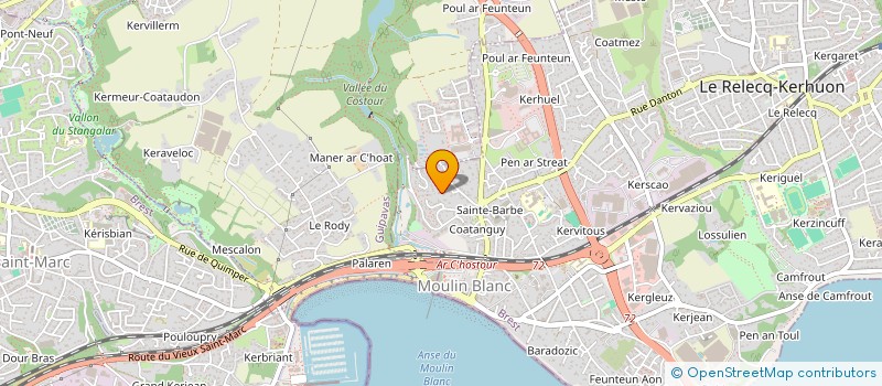 localisation de l'entreprise C&C1  LE RELECQ-KERHUON