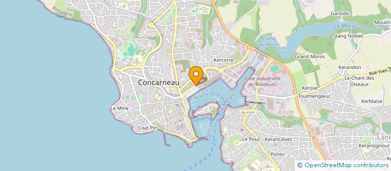 localisation de l'entreprise C-CAB à CONCARNEAU