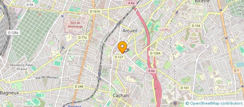 localisation de l'entreprise C-CAMPUS à ARCUEIL