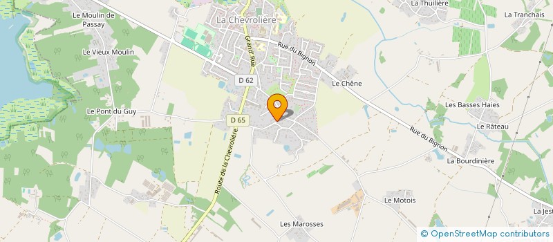 localisation de l'entreprise C CAPITAL INVESTISSEMENT  LA CHEVROLIERE