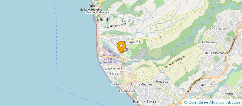 localisation de l'entreprise C CARAIB'B à BAILLIF